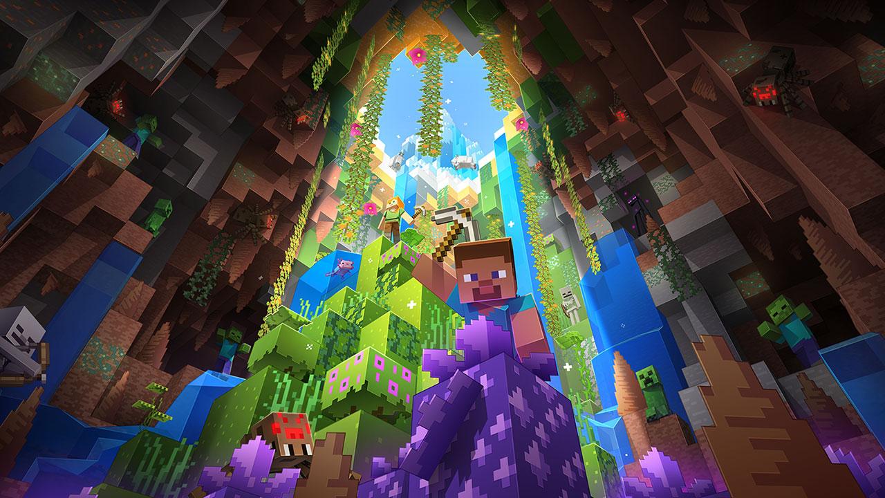 minecraft caves and cliffs